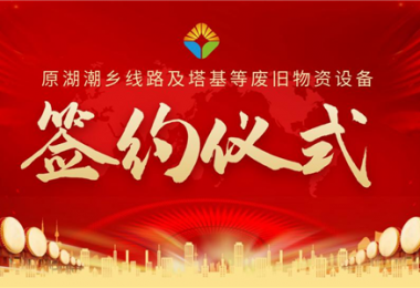 原湖潮鄉(xiāng)線路及塔基等廢舊物資設備項目簽約儀式圓滿落幕！——小額資產(chǎn)簡易程序初顯成效