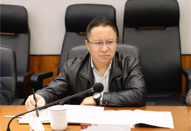 貴州省生態(tài)環(huán)境廳副廳長(zhǎng)級(jí)專員王家齊一行到貴州環(huán)境能源交易所調(diào)研座談