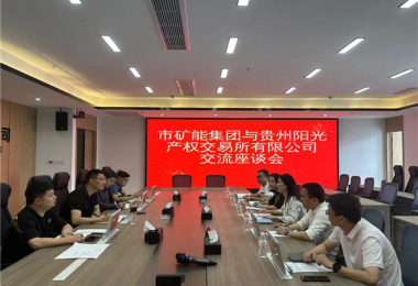 深化交流謀合作  攜手共贏促發(fā)展——貴州陽光產(chǎn)權交易所與貴陽市礦產(chǎn)能源投資集團有限公司開展座談交流