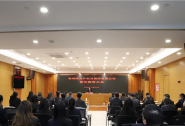 以案為鑒，警醒前行——貴州陽光產(chǎn)權交易所黨委組織召開2024年警示教育大會