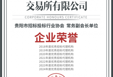 喜報(bào)！“七連冠”！貴州陽光產(chǎn)權(quán)交易所再獲“優(yōu)秀招標(biāo)代理機(jī)構(gòu)”殊榮